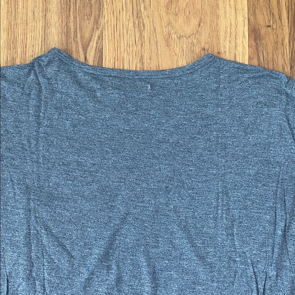 Madewell Heather Gray Long Sleeve Pocket Tee - Picture 7 of 11
